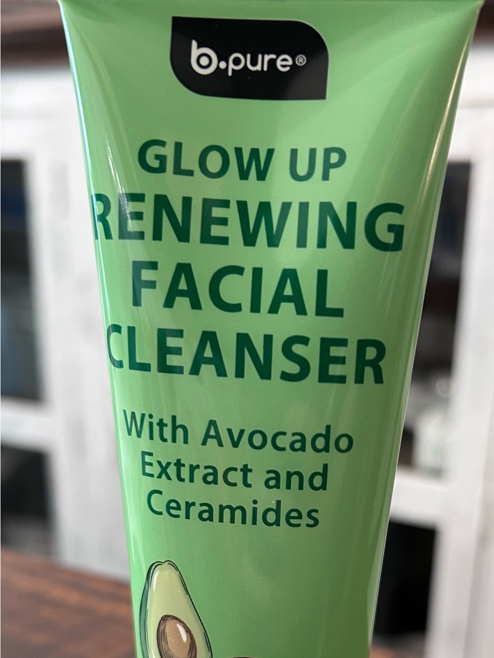 NWT B.Pure Glow Up Renewing Facial Cleanser Avocado & Ceramides 4oz
